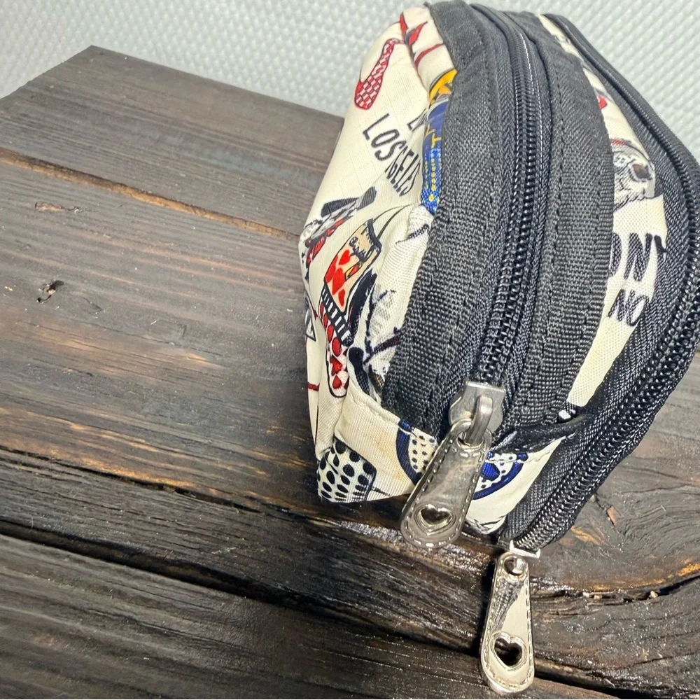 Brighton Stylish Travel-Themed Cosmetic Bag